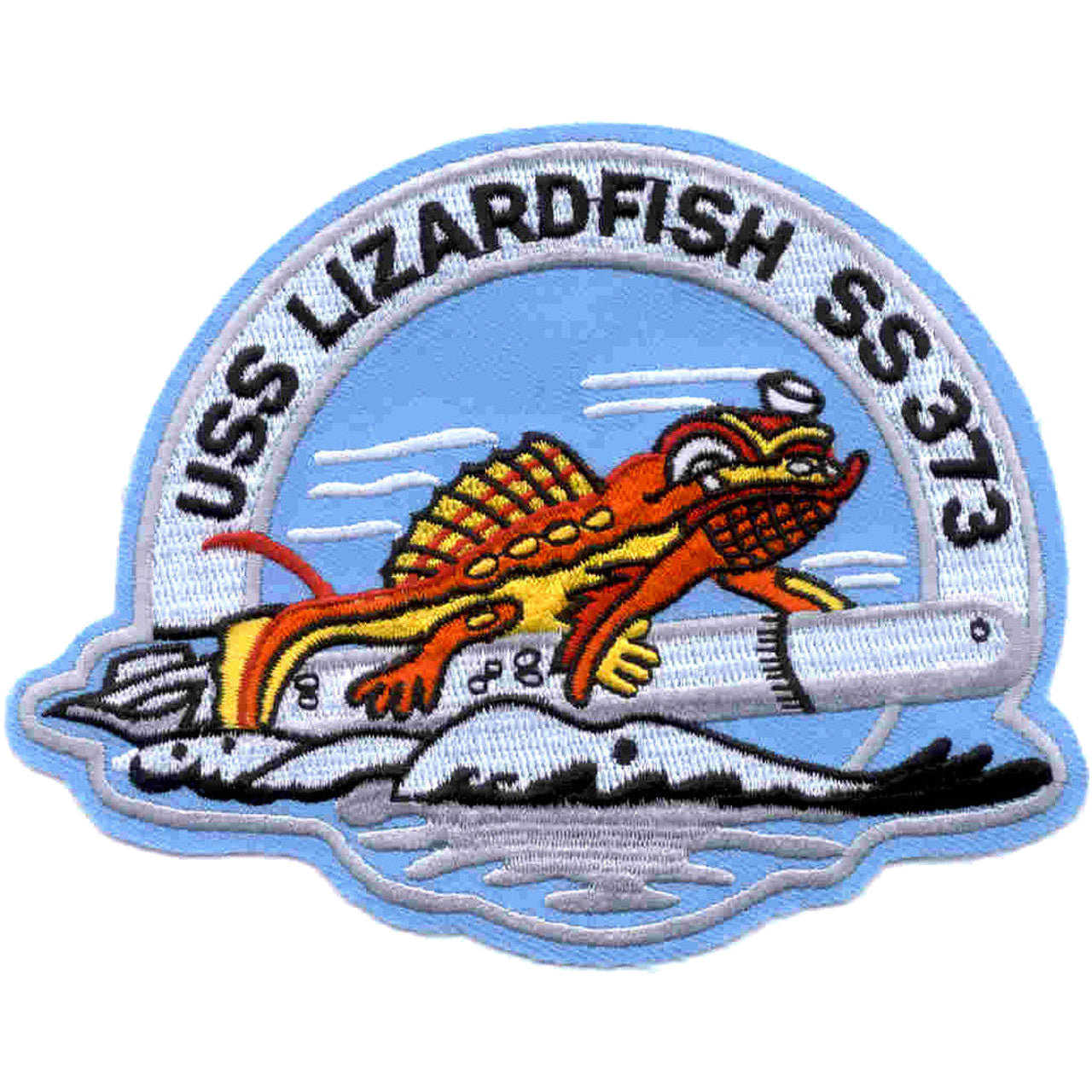USS LIZARDFISH SS 373 PATCH