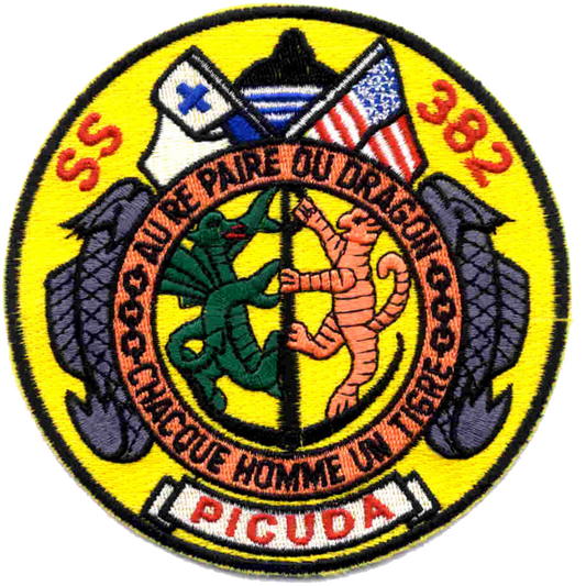 USS PICUDA SS 382 PATCH collection thumbnail