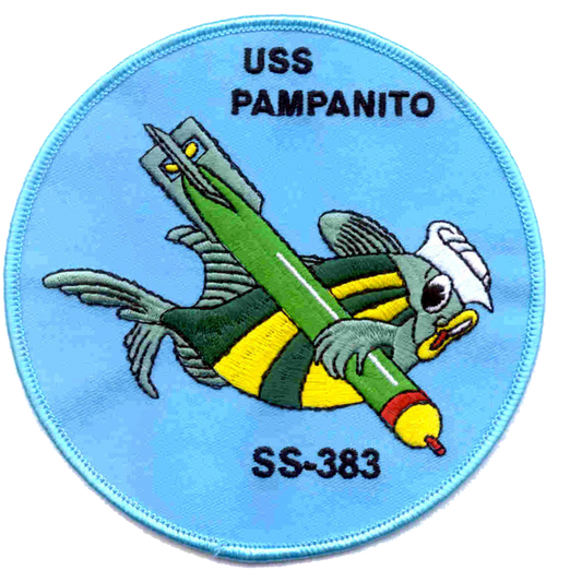 USS PAMPANITO SS 383 PATCH collection thumbnail