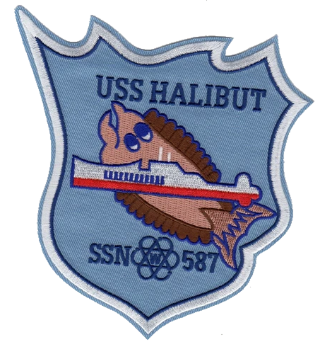 USS HALIBUT SSN 587 PATCH collection thumbnail