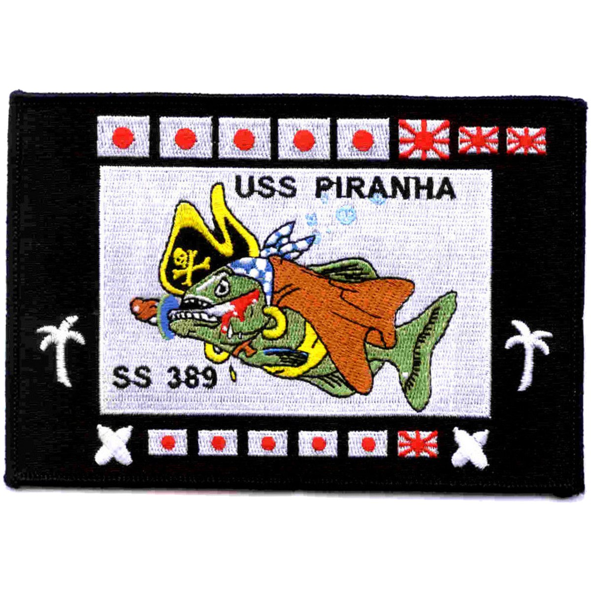 USS PIRANHA SS 389 PATCH