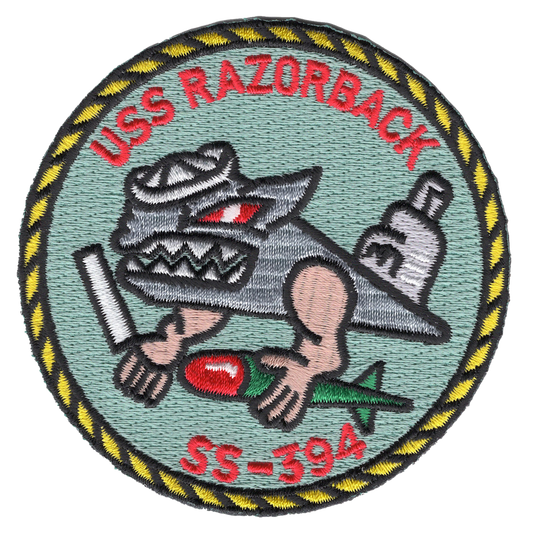 USS RAZORBAK SS 394 PATCH FISH collection thumbnail