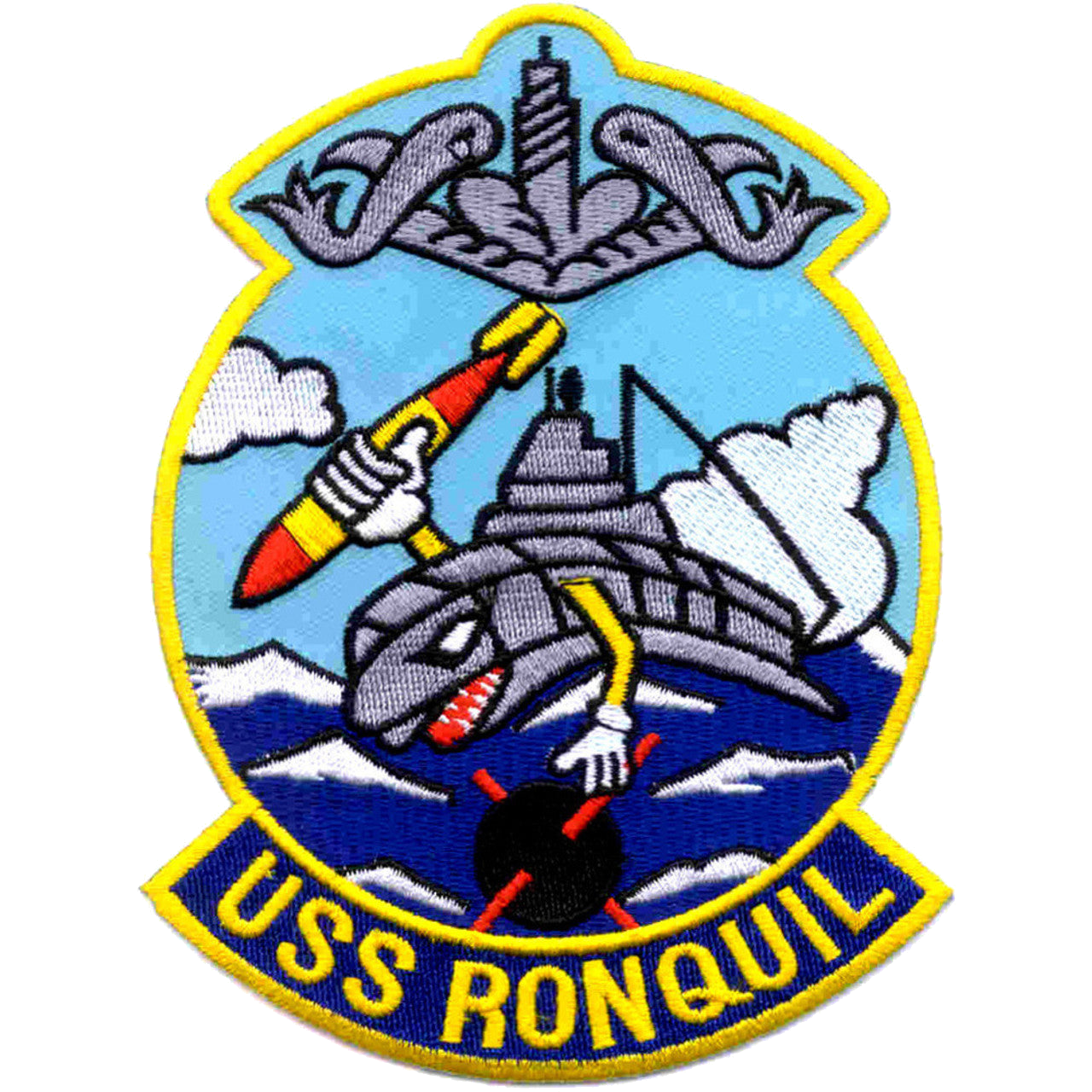 USS RONQUIL SS 396 PATCH