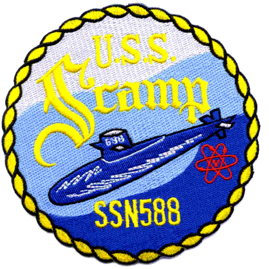 USS SCAMP SSN 588 PATCH collection thumbnail