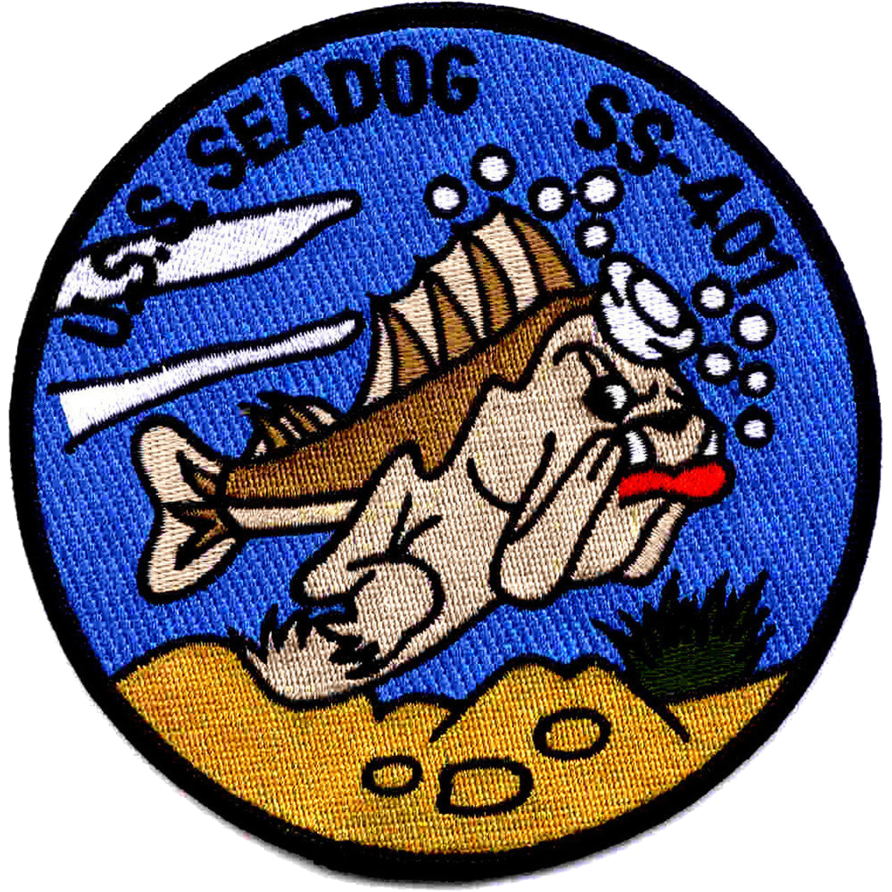 USS SEA DOG SS 401 PATCH