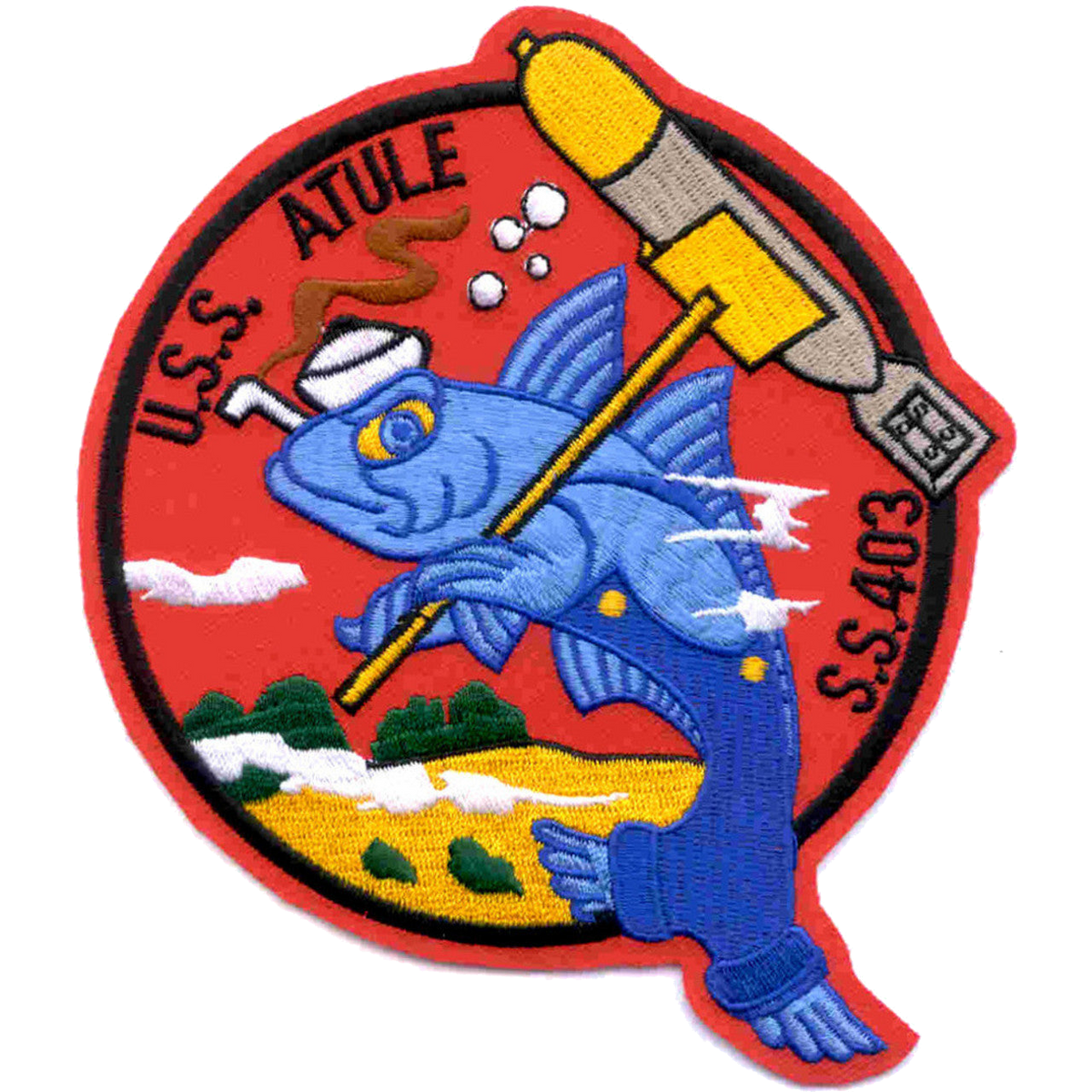 USS ATULE SS 403 PATCH