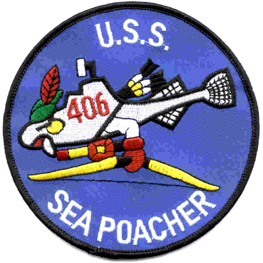 USS SEA POACHER SS 406 PATCH collection thumbnail