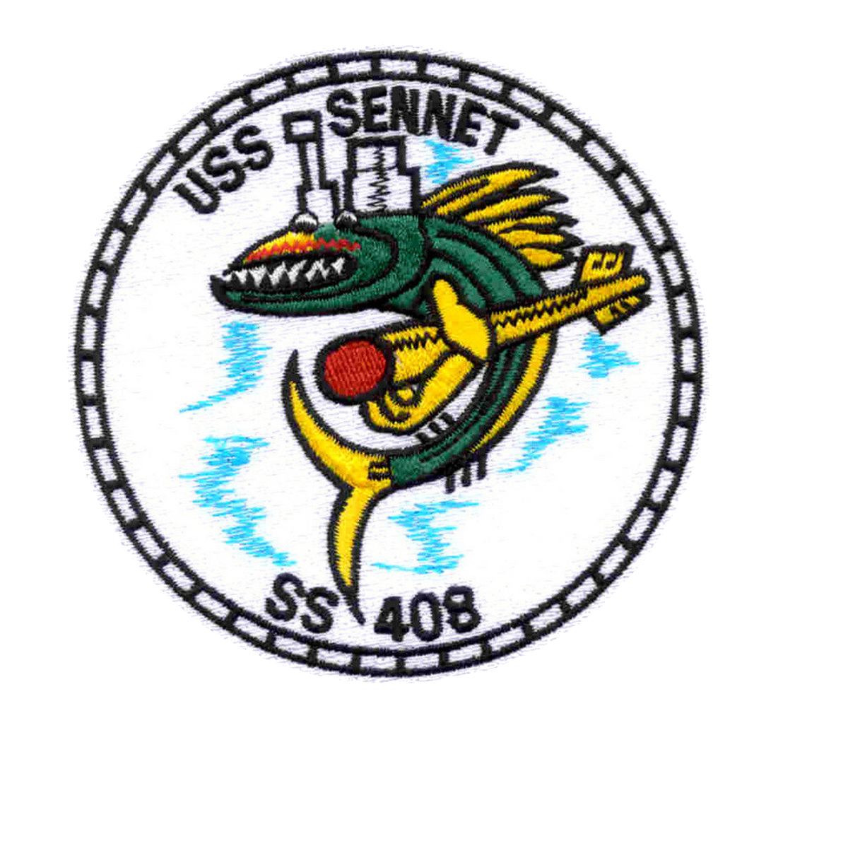 USS SENNET SS 408 PATCH