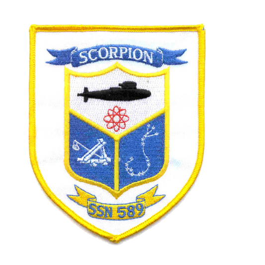 USS SCORPION SSN 589 PATCH collection thumbnail