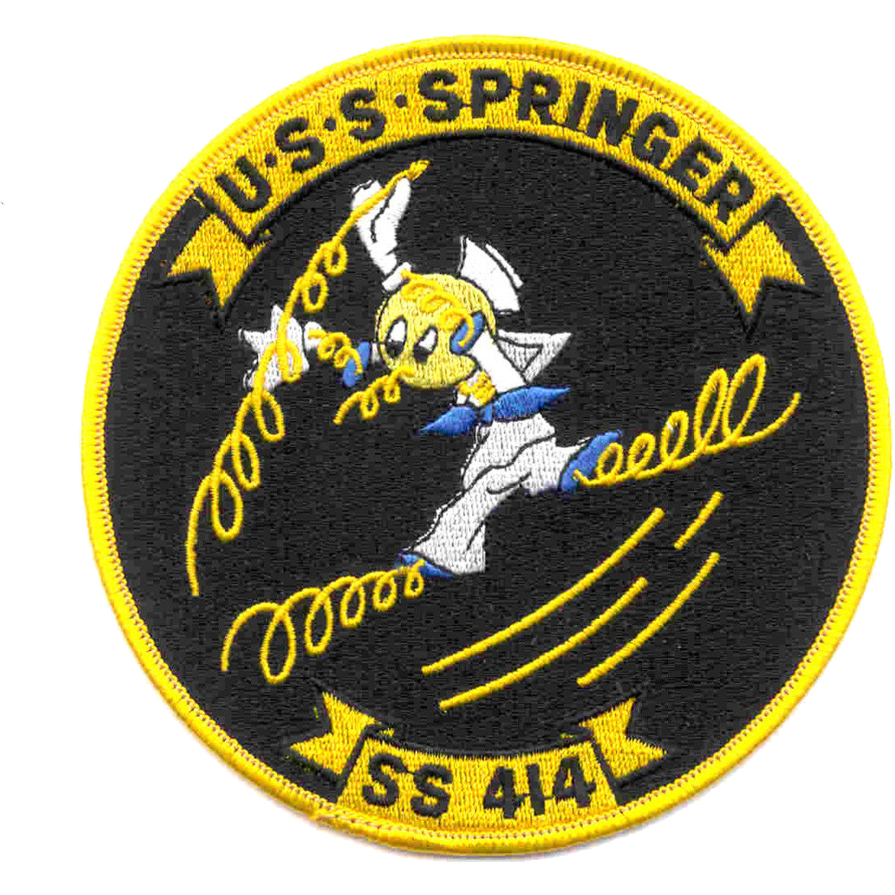 USS SPRINGER SS 414 PATCH