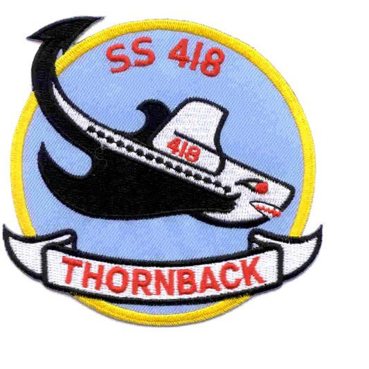 USS THORNBACK SS 418 PATCH collection thumbnail