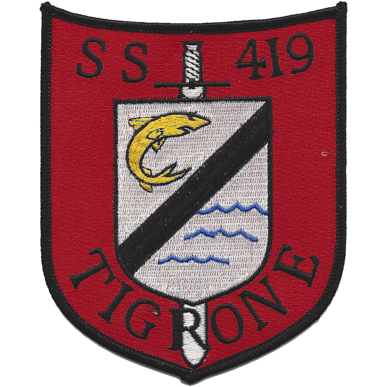 USS TOGRONE SS 419 PATCH