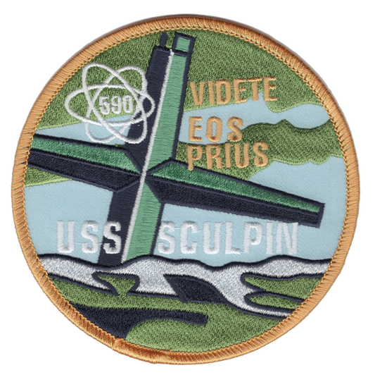 USS SCULPIN SSN 590 PATCH collection thumbnail