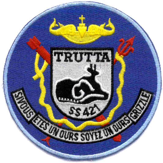 USS TRUTTA SS 421 PATCH collection thumbnail