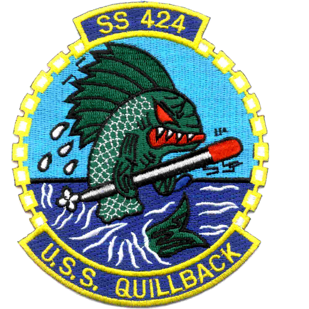 USS QUILLBACK SS 424 PATCH