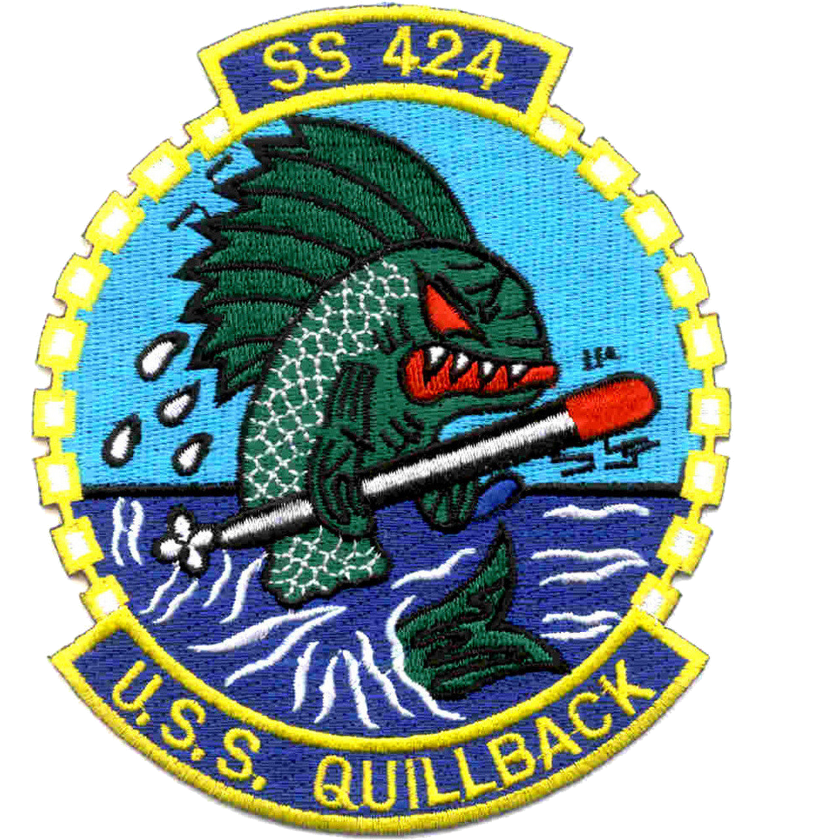USS QUILLBACK SS 424 PATCH