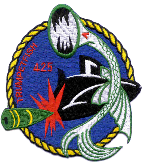 USS TRUMPETFISH SS 425 PATCH collection thumbnail