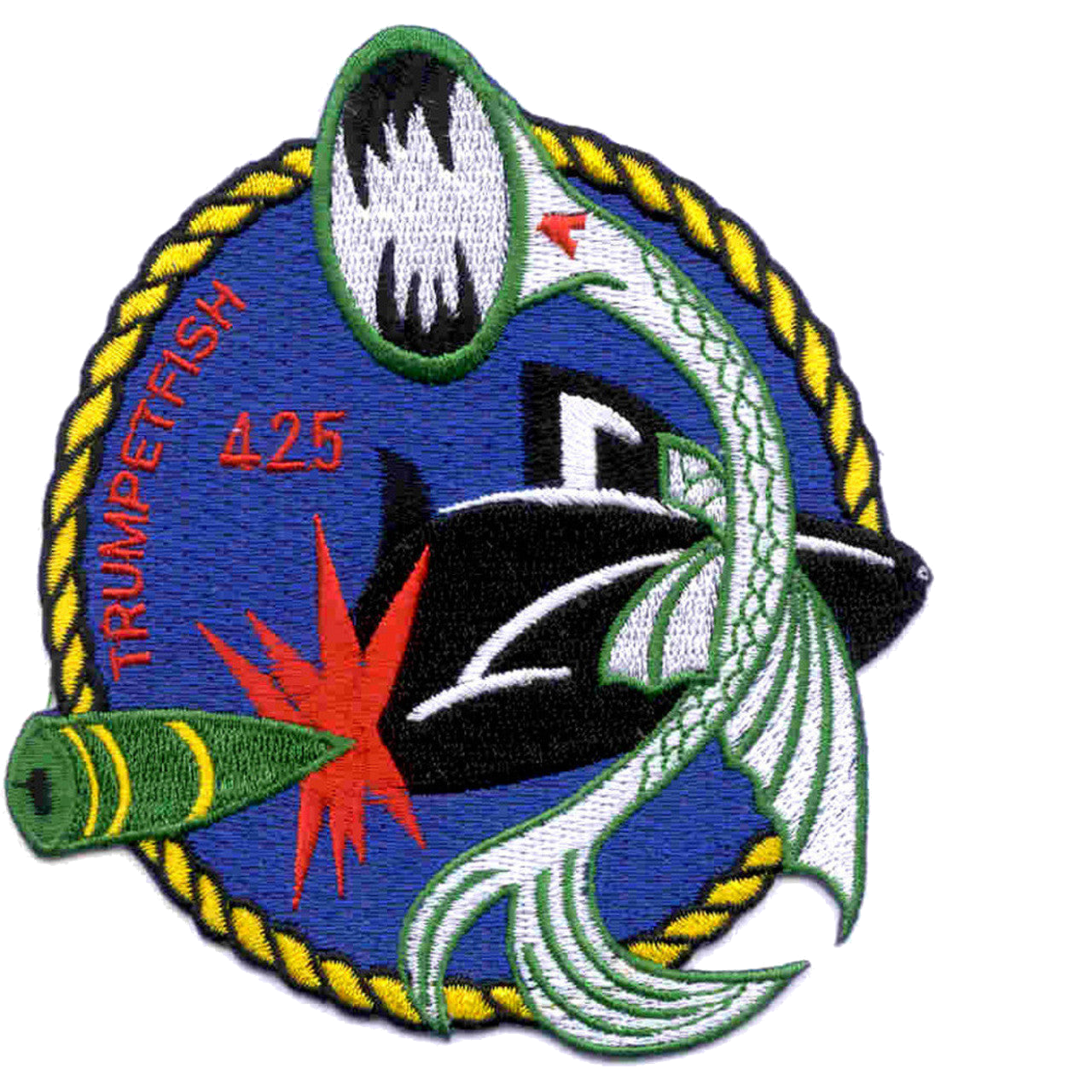 USS TRUMPETFISH SS 425 PATCH