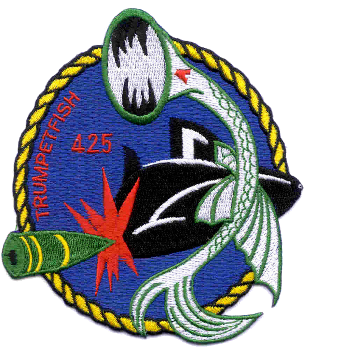 USS TRUMPETFISH SS 425 PATCH