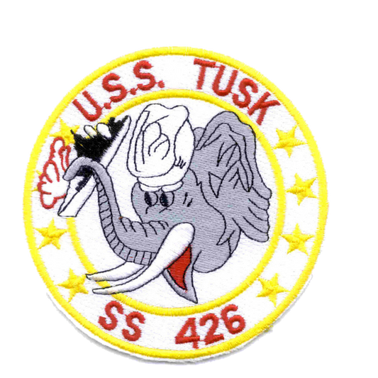 USS TUSK SS 426 PATCH collection thumbnail