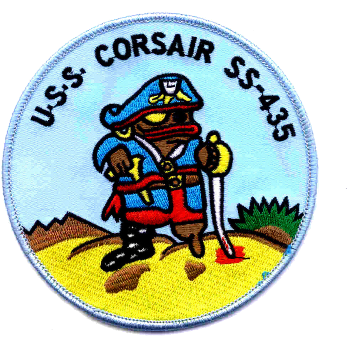 USS CORSAIR SS 435 PATCH