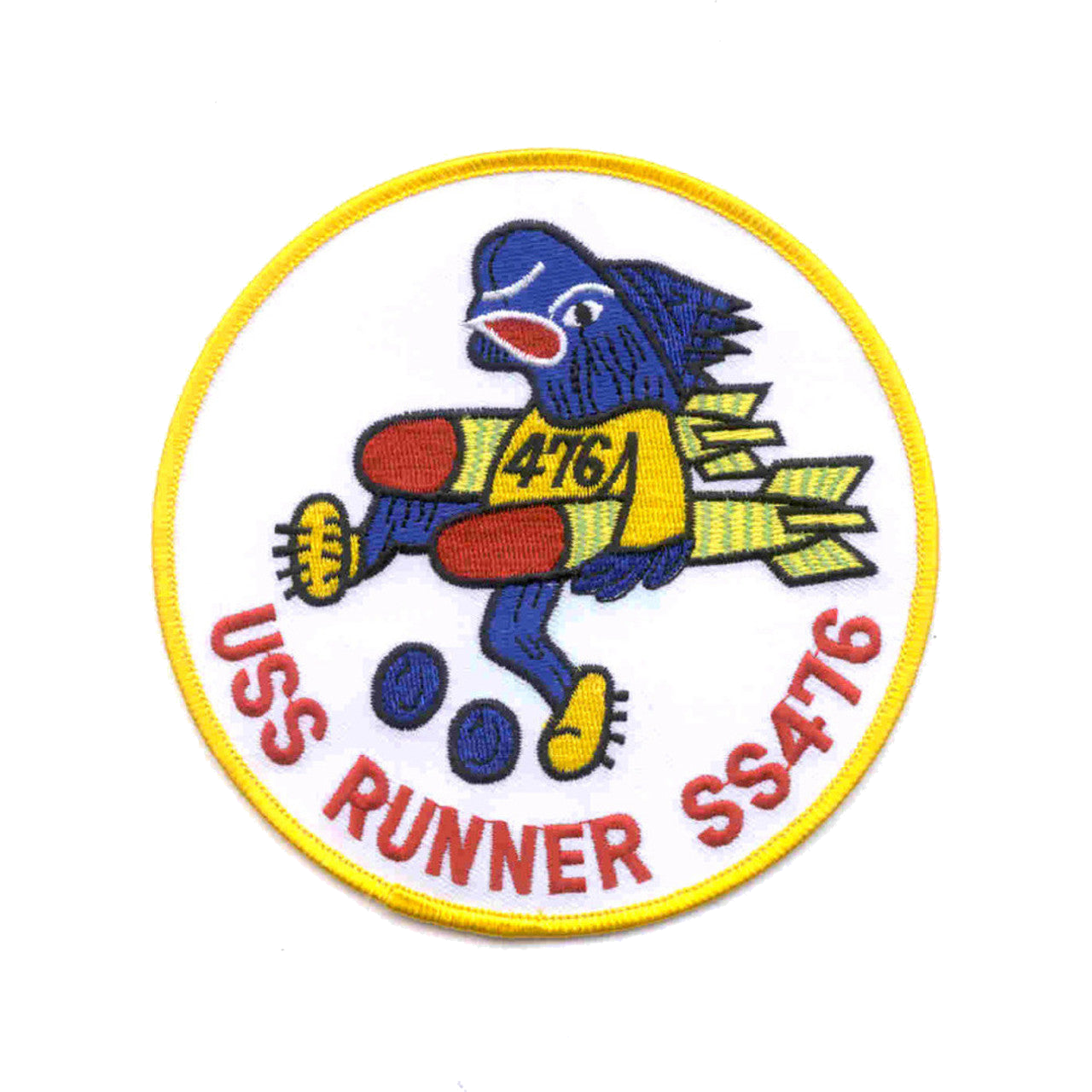USS RUNNER SS 476 PATCH