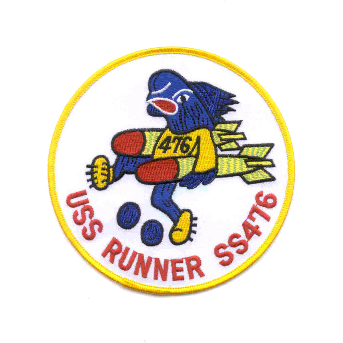 USS RUNNER SS 476 PATCH