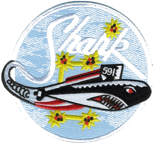 USS SHARK SSN 591 PATCH collection thumbnail