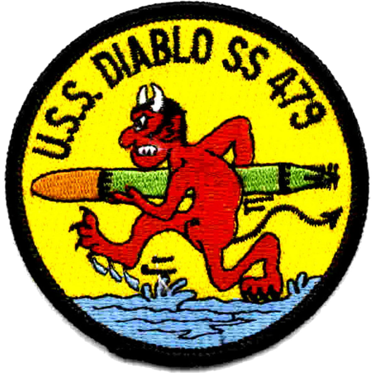 USS DIABLO SS 479 PATCH