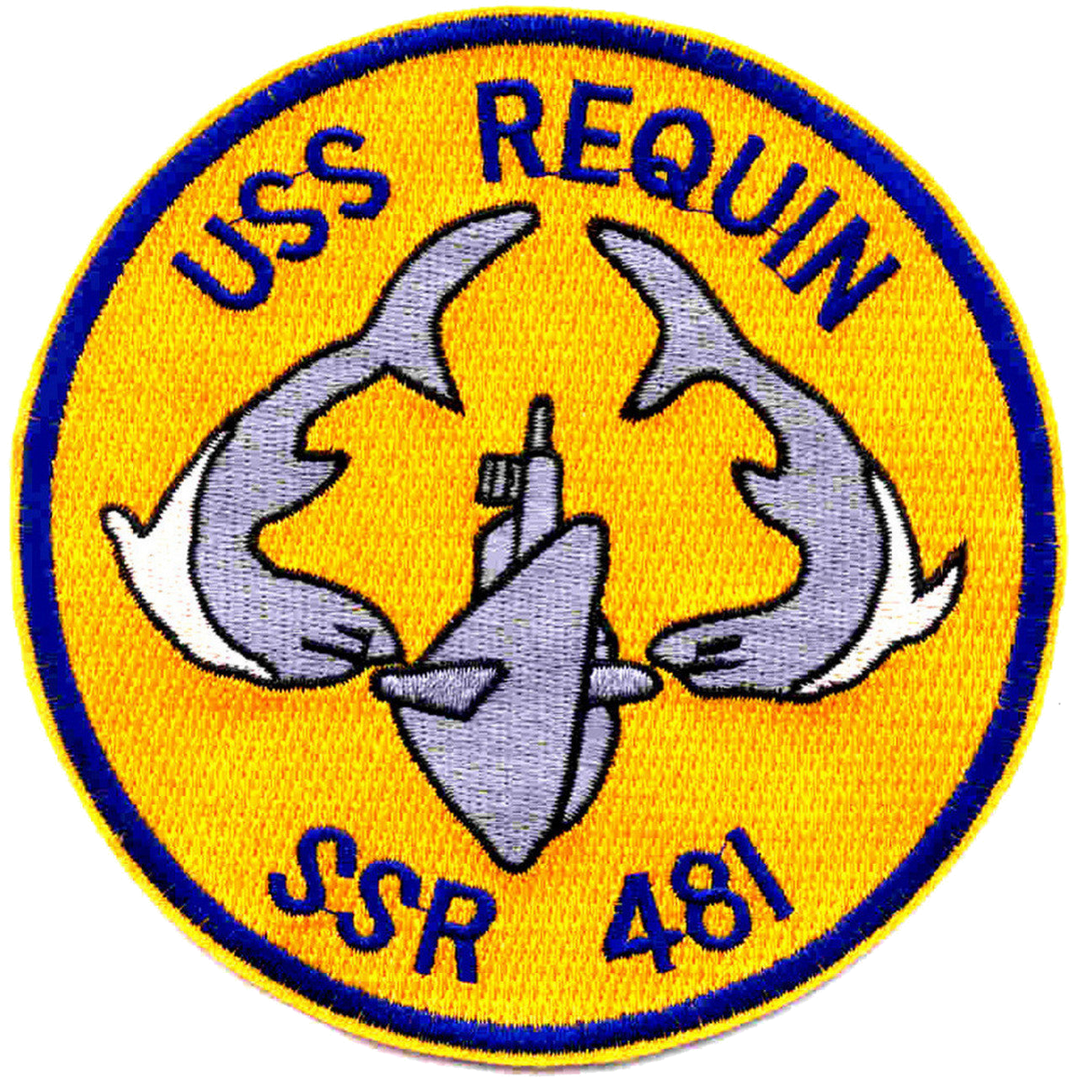 USS REQUIN SSR 481 PATCH