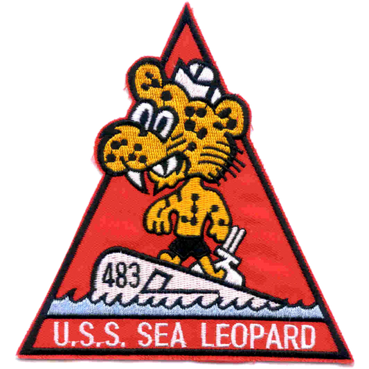 USS SEA LEOPARD SS 483  PATCH collection thumbnail