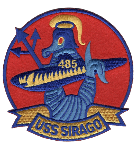 USS SIARGO SS 485 PATCH collection thumbnail
