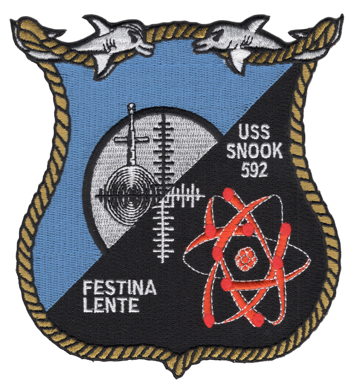 USS SNOOK SSN 592 PATCH