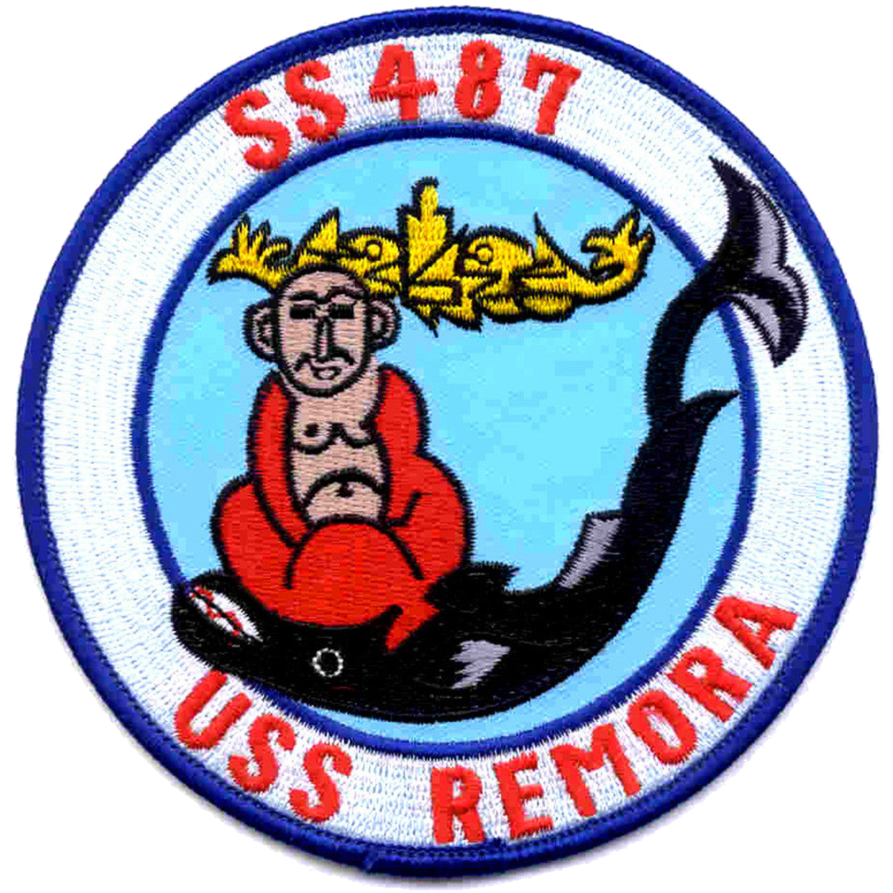 USS REMORA SS 487 PATCH