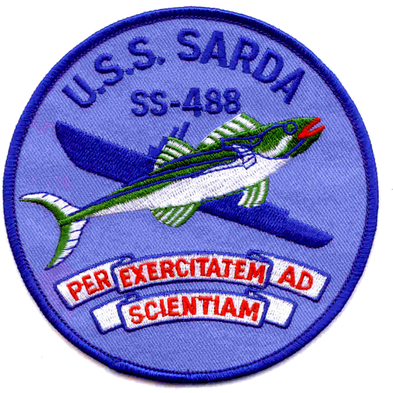 USS SARDA SS 488 PATCH