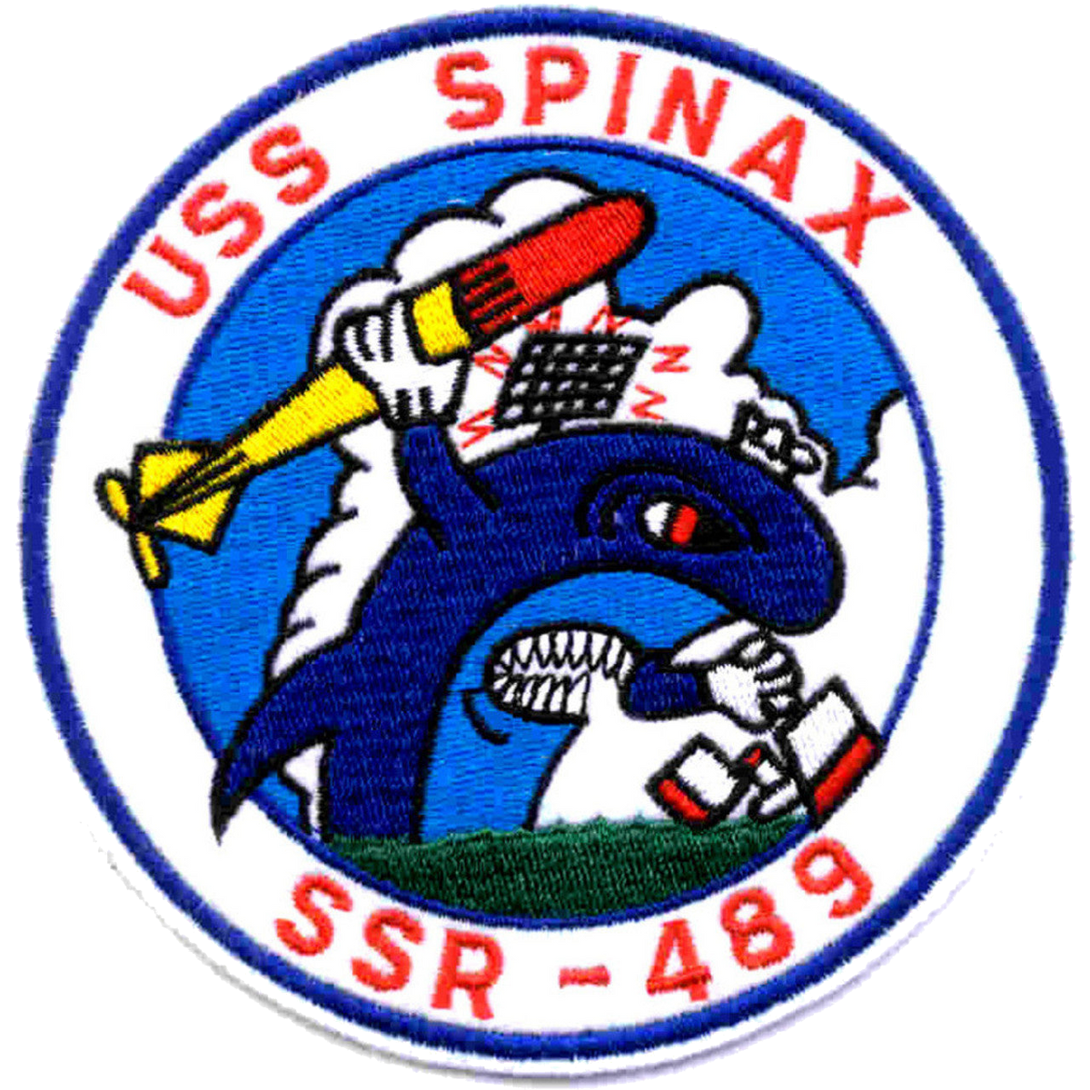 USS SPINAX SSR 489 PATCH