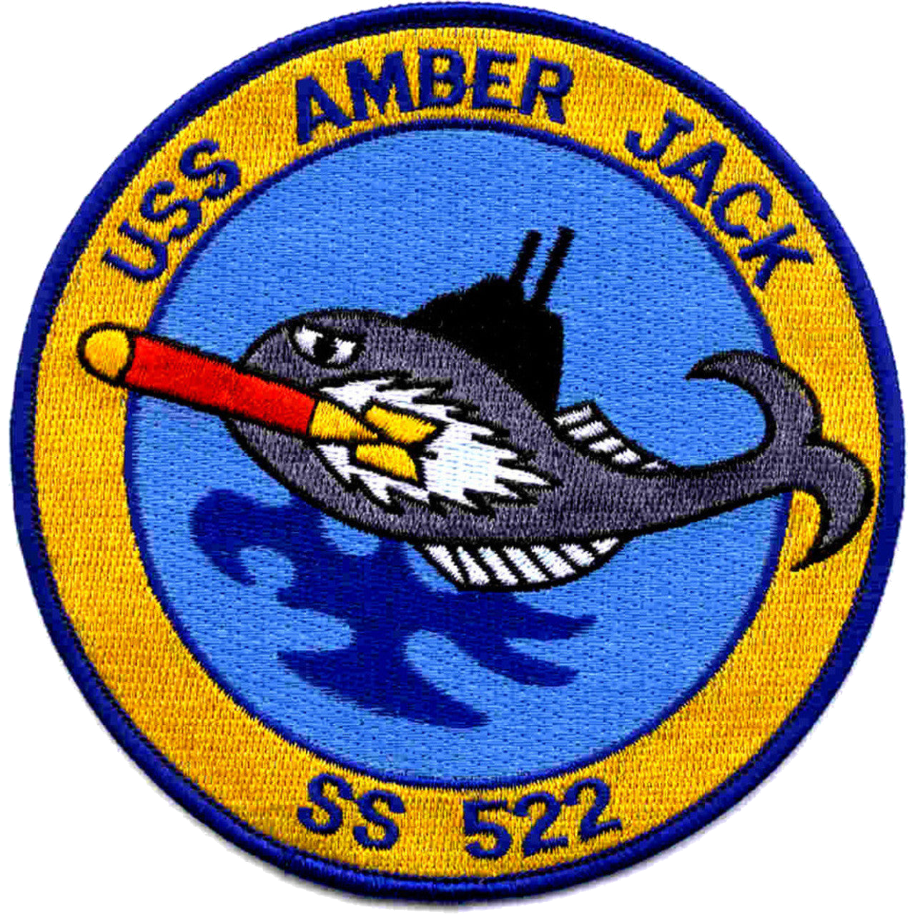 USS AMBERJACK SS 522 PATCH