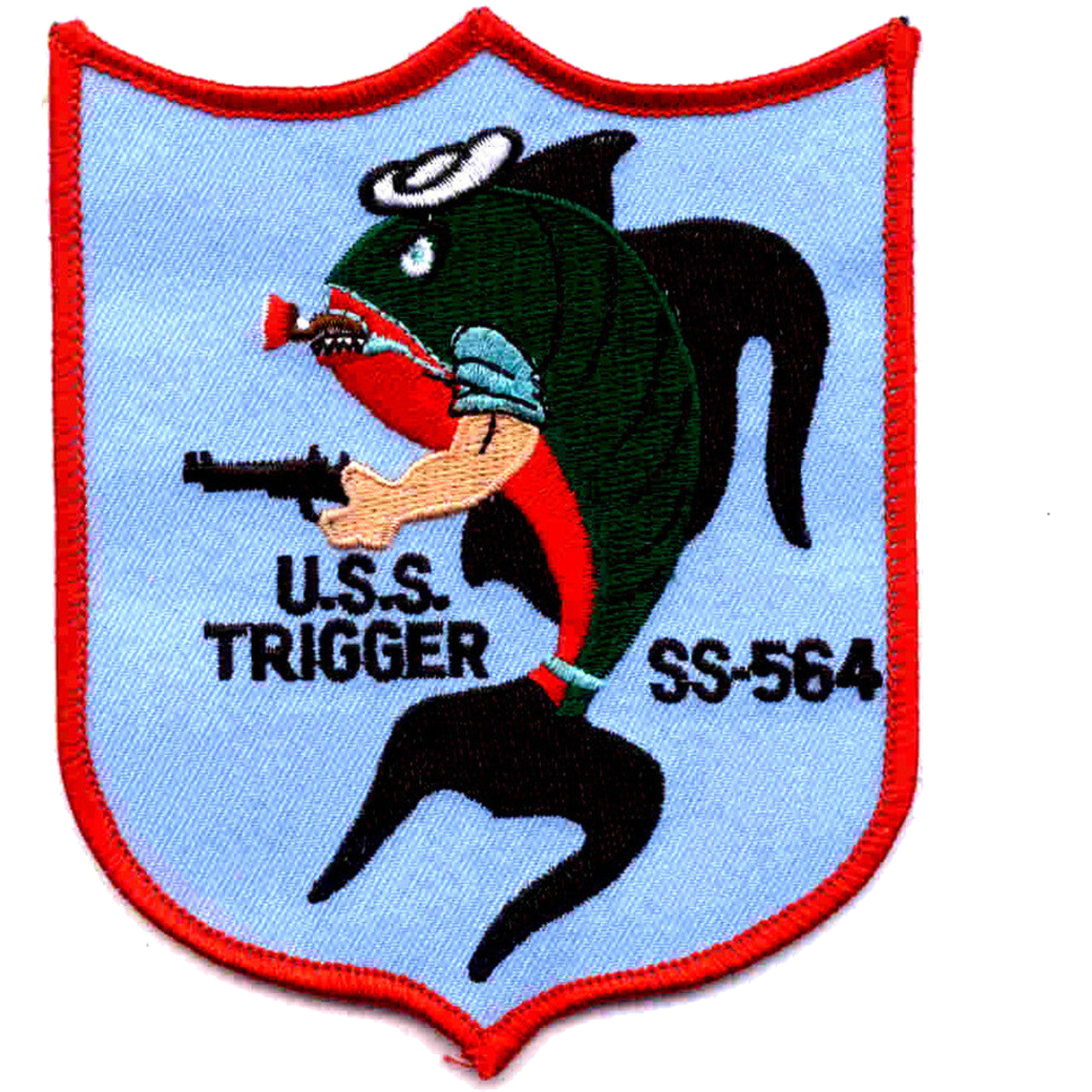 USS TRIGGER SS 564 PATCH