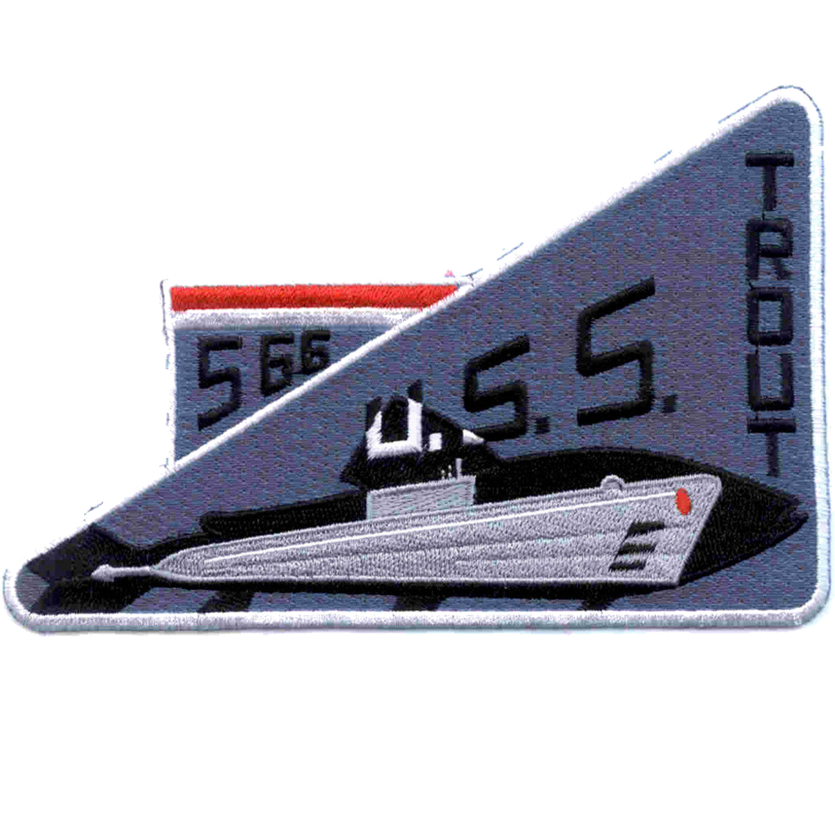 USS TROUT SS 566 PATCH