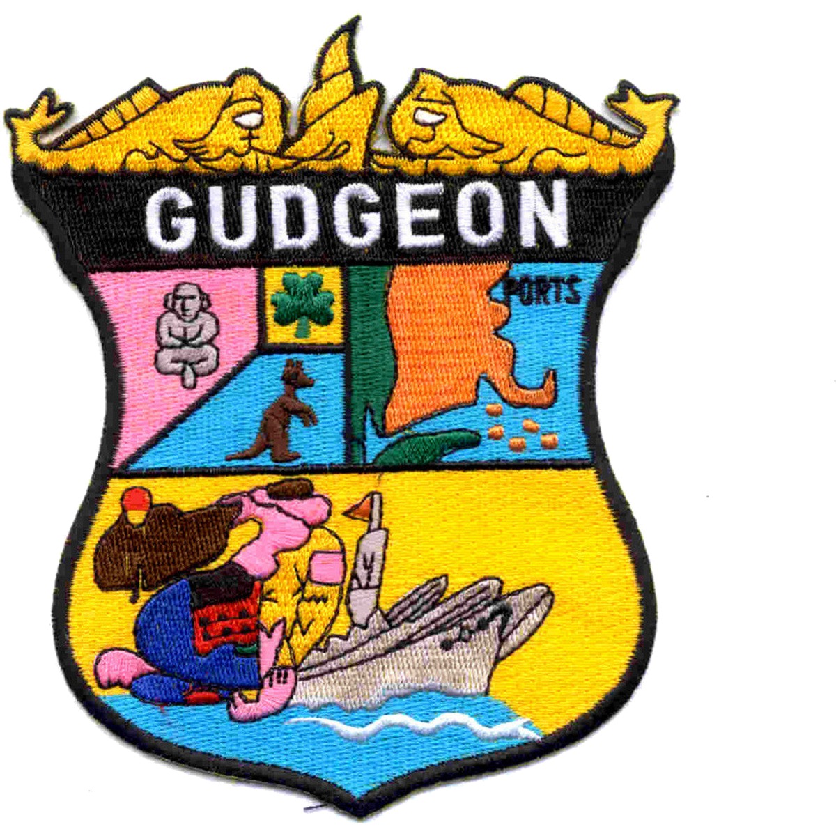 USS GUDGEON SS 211 PATCH