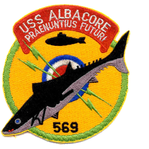 USS ALBACORE SS 569 PATCH collection thumbnail