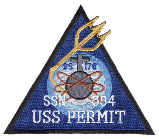 USS PERMIT SSN 594 PATCH collection thumbnail
