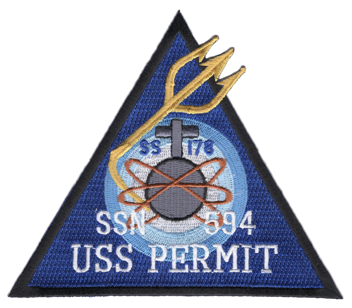 USS PERMIT SSN 594 PATCH