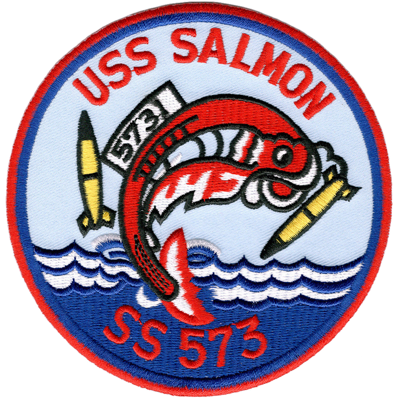 USS SALMON SS 573 PATCH