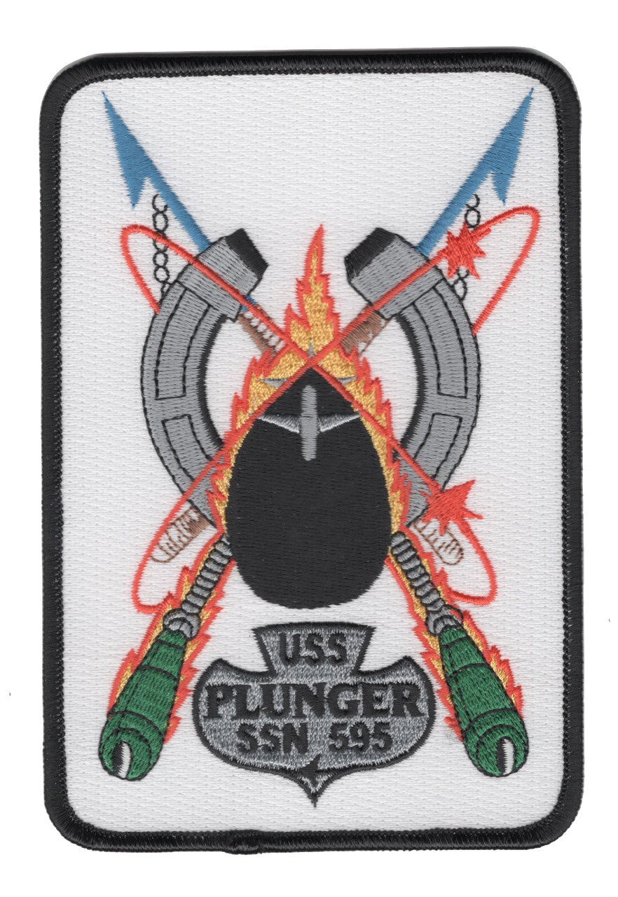 USS PLUNGER SSN 595  PATCH