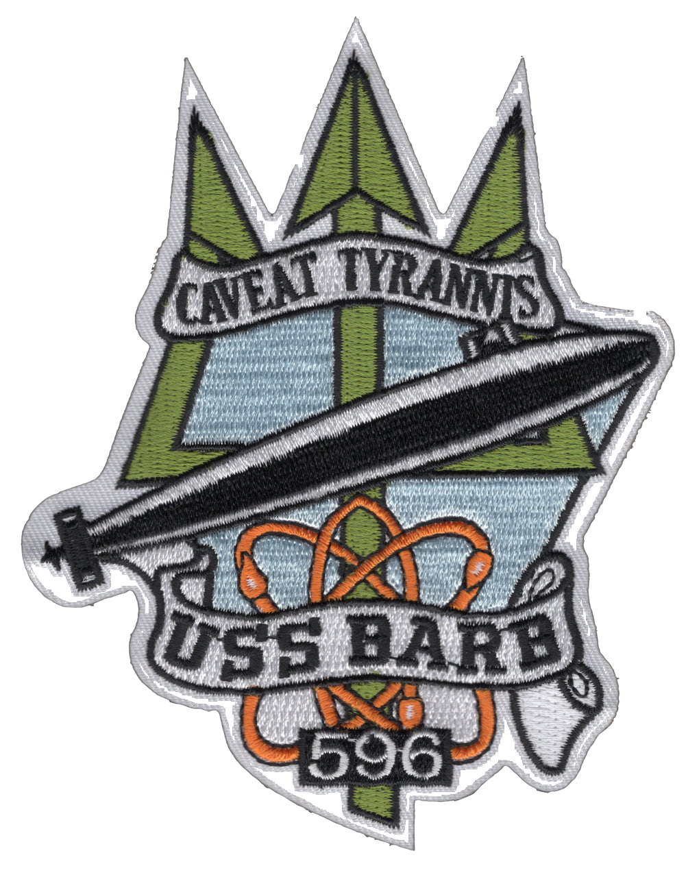 USS BARB SSN 596 PATCH