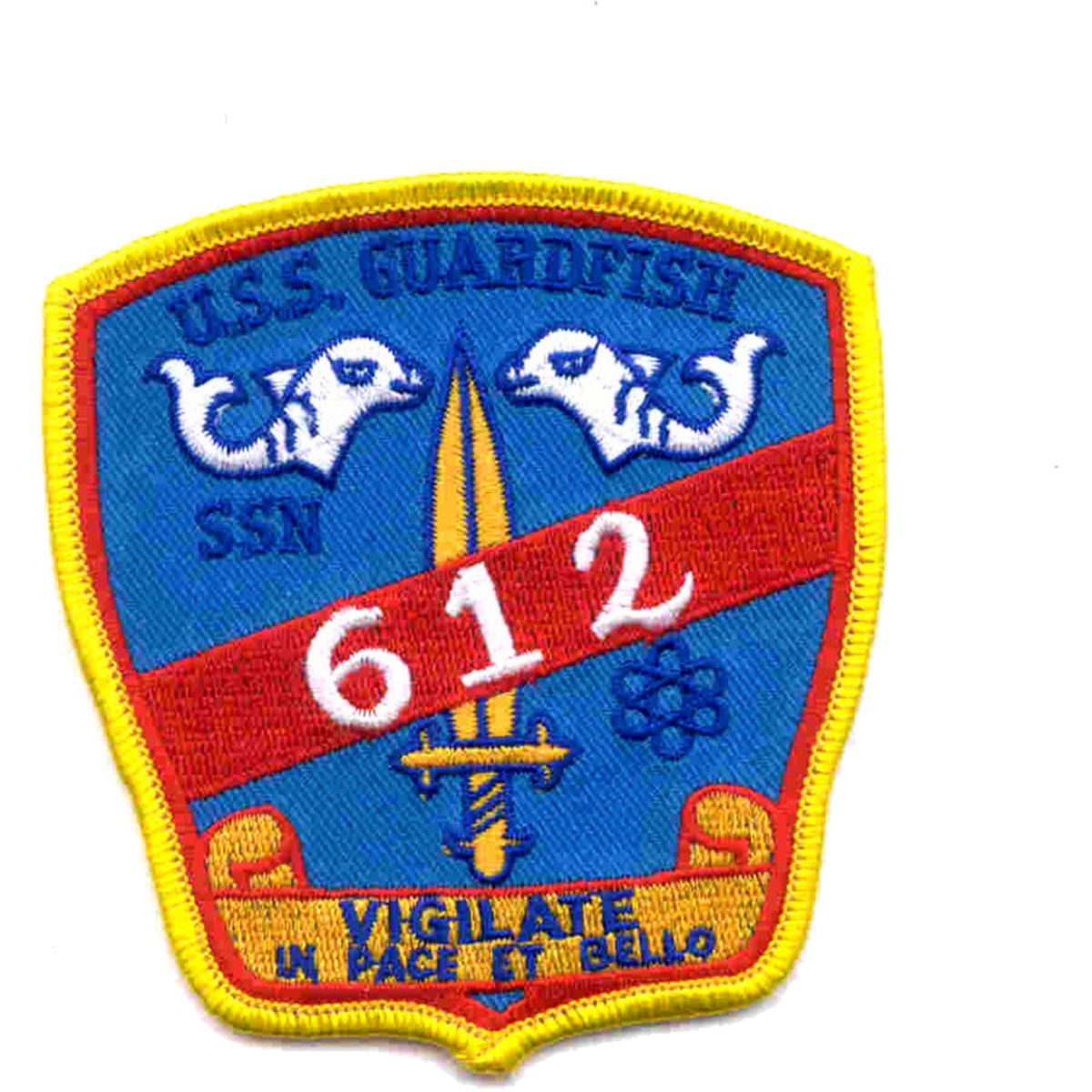 USS GUARDFISH SSN 612 PATCH