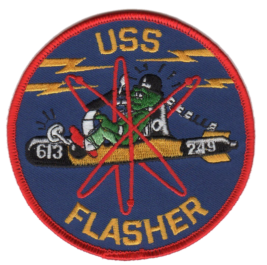 USS FLASHER SSN 613 PATCH collection thumbnail