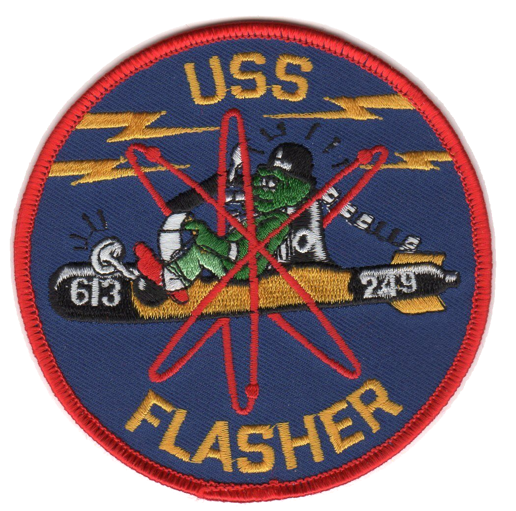USS FLASHER SSN 613 PATCH