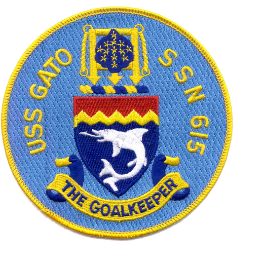 USS GATO SSN 615 PATCH collection thumbnail